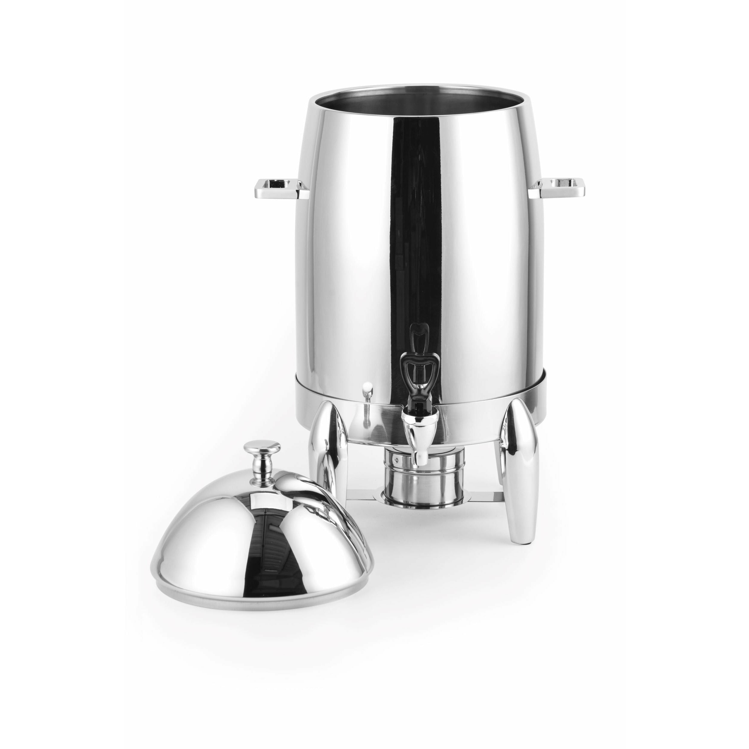 Stainless Steel Hot Beverage Dispenser durable and  long-lasting Chafer Urn with Chrome Accents - 5 Gallon capacity-(48 cup): Coffee  Urns